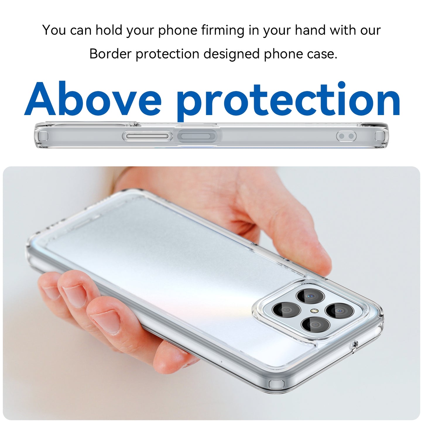 For-Honor-X8a-Candy-Series-TPU-Phone-Case(Transparent)