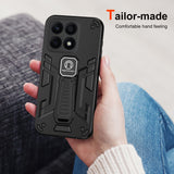 For-Honor-X8a-Shockproof-Holder-Phone-Case(Black)