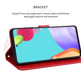 For-Honor-X8a-Rose-Embossed-Flip-PU-Leather-Phone-Case(Red)