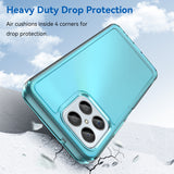 For-Honor-X8a-Candy-Series-TPU-Phone-Case(Transparent-Blue)