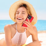 For-Honor-X8a-R20-Leather-Pattern-Phone-Single-Case(Red)