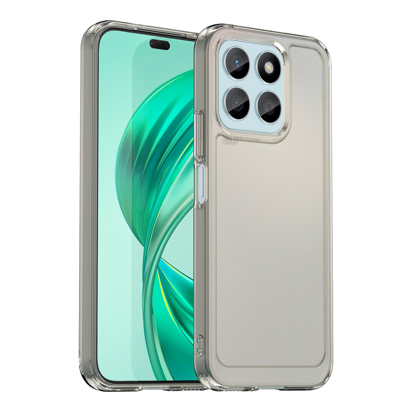 For-Honor-X8b-Candy-Series-TPU-Phone-Case(Transparent-Grey)