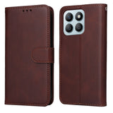 For-Honor-X8b-Classic-Calf-Texture-Flip-Leather-Phone-Case(Brown)