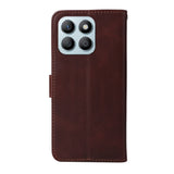 For-Honor-X8b-Classic-Calf-Texture-Flip-Leather-Phone-Case(Brown)