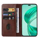 For-Honor-X8b-Magnetic-Closure-Leather-Phone-Case(Brown)
