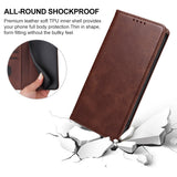 For-Honor-X8b-Magnetic-Closure-Leather-Phone-Case(Brown)