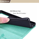 For-Honor-X8b-Rose-Embossed-Flip-PU-Leather-Phone-Case(Green)