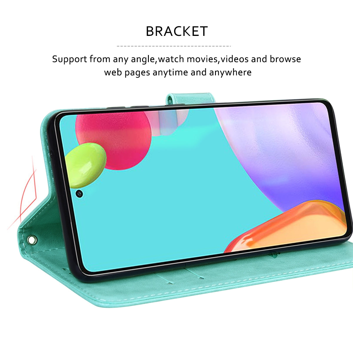For-Honor-X8b-Rose-Embossed-Flip-PU-Leather-Phone-Case(Green)
