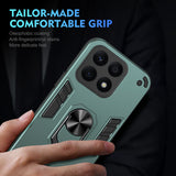For-Honor-X8b-Shockproof-Metal-Ring-Holder-Phone-Case(Green)