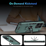 For-Honor-X8b-Shockproof-Metal-Ring-Holder-Phone-Case(Green)