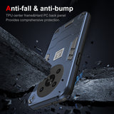 For-Honor-X9-5G-2-in-1-Shockproof-Phone-Case(Blue)