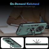 For-Honor-X9-Shockproof-Metal-Ring-Holder-Phone-Case(Green)
