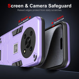 For-Honor-X9-5G-2-in-1-Shockproof-Phone-Case(Purple)