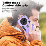 For-Honor-X9-5G-2-in-1-Shockproof-Phone-Case(Purple)
