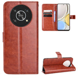 For-Honor-X9-5G-/-Magic4-Lite-/-X30-Crazy-Horse-Texture-Horizontal-Flip-Phone-Leather-Case(Brown)