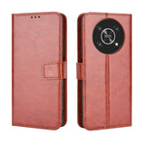 For-Honor-X9-5G-/-Magic4-Lite-/-X30-Crazy-Horse-Texture-Horizontal-Flip-Phone-Leather-Case(Brown)