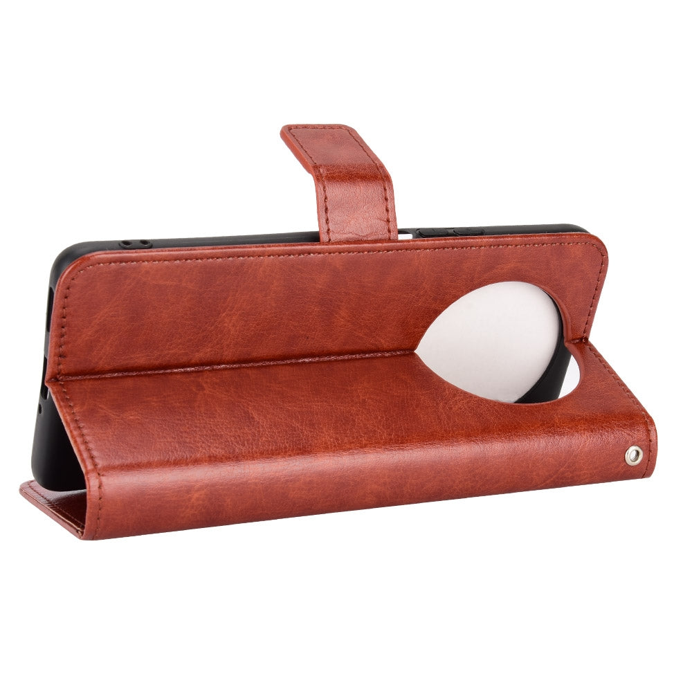For-Honor-X9-5G-/-Magic4-Lite-/-X30-Crazy-Horse-Texture-Horizontal-Flip-Phone-Leather-Case(Brown)