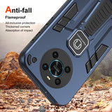 For-Honor-X9-Shockproof-Holder-Phone-Case(Blue)