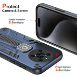 For-Honor-X9-Shockproof-Holder-Phone-Case(Blue)