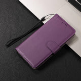 For-Honor-X9a-5G-/-X40-5G-/-Magic5-Lite-Litchi-Texture-RFID-Blocking-3-Card-Wallet-Leather-Phone-Case(Purple)