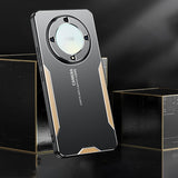 For-Honor-X9a-Blade-Series-TPU-Hybrid-Metal-Phone-Case(Gold)