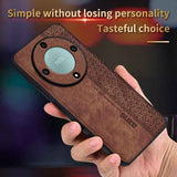 For-Honor-X9a-AZNS-3D-Embossed-Skin-Feel-Phone-Case(Brown)