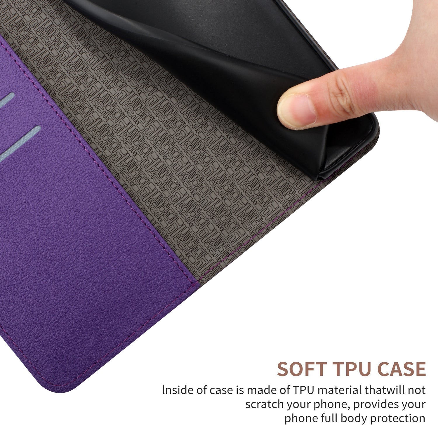 For-Honor-X9a-/-Magic5-Lite-5G-Rhombic-Grid-Texture-Leather-Phone-Case(Purple)