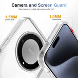 For-Honor-X9a-Anti-slip-Clear-Acrylic-Hybrid-TPU-Phone-Case(Transparent)