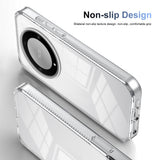 For-Honor-X9a-Anti-slip-Clear-Acrylic-Hybrid-TPU-Phone-Case(Transparent)