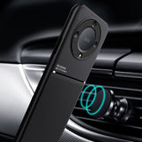 For-Honor-X9a-Classic-Tilt-Strip-Grain-Magnetic-PC-Hybrid-TPU-Phone-Case(Blue)
