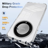 For-Honor-X9a-Anti-slip-Clear-Acrylic-Hybrid-TPU-Phone-Case(Transparent)