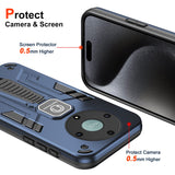 For-Honor-X9a-Shockproof-Holder-Phone-Case(Blue)