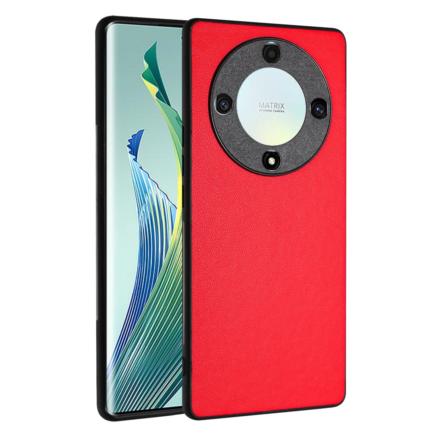 For-Honor-X9a/Magic5-Lite-R20-Leather-Pattern-Phone-Single-Case(Red)