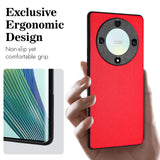 For-Honor-X9a/Magic5-Lite-R20-Leather-Pattern-Phone-Single-Case(Red)