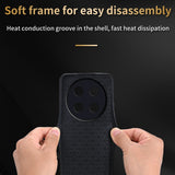 For-Honor-X9b-AZNS-3D-Embossed-Skin-Feel-Phone-Case(Brown)
