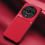 For-Honor-X9b-Classic-Tilt-Strip-Grain-Magnetic-PC-Hybrid-TPU-Phone-Case(Red)