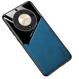 For-Honor-X9b-All-inclusive-Leather-Organic-Glass-Phone-Case(Blue)