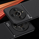 For-Honor-X9b-Classic-Tilt-Strip-Grain-Magnetic-PC-Hybrid-TPU-Phone-Case(Black)
