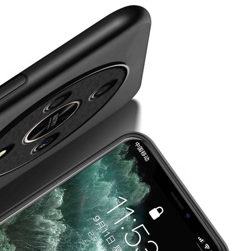 For-Honor-X9b-Classic-Tilt-Strip-Grain-Magnetic-PC-Hybrid-TPU-Phone-Case(Black)