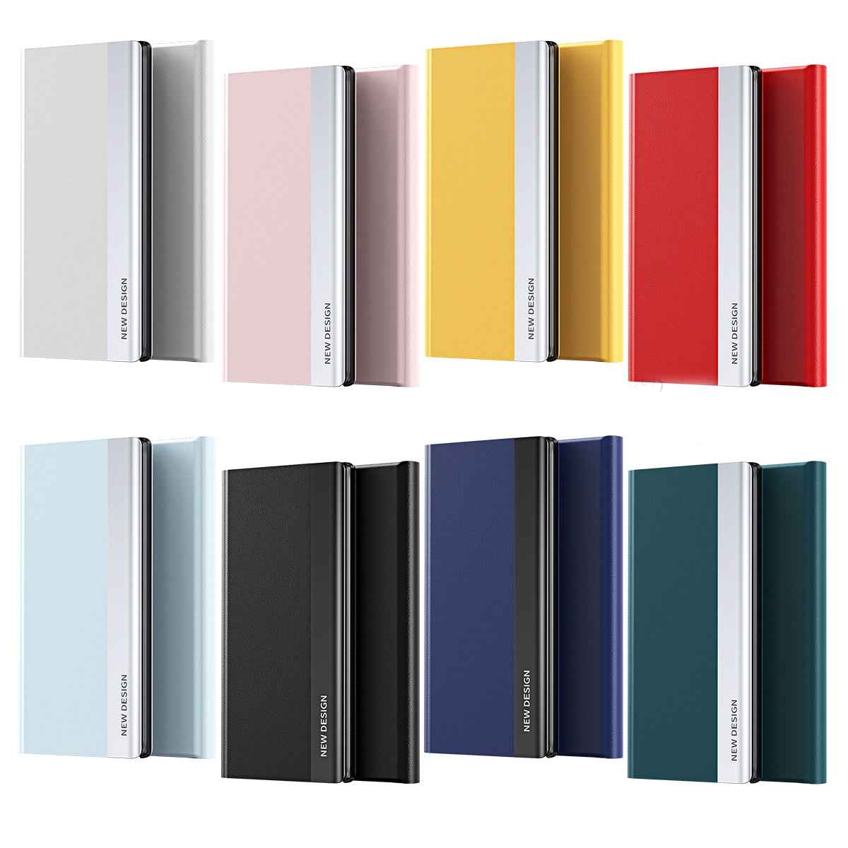 For-Honor-X9b-Side-Electroplated-Adsorption-Leather-Phone-Case(Silver)