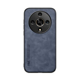 For-Honor-X9b-Skin-Feel-Magnetic-Leather-Back-Phone-Case(Blue)