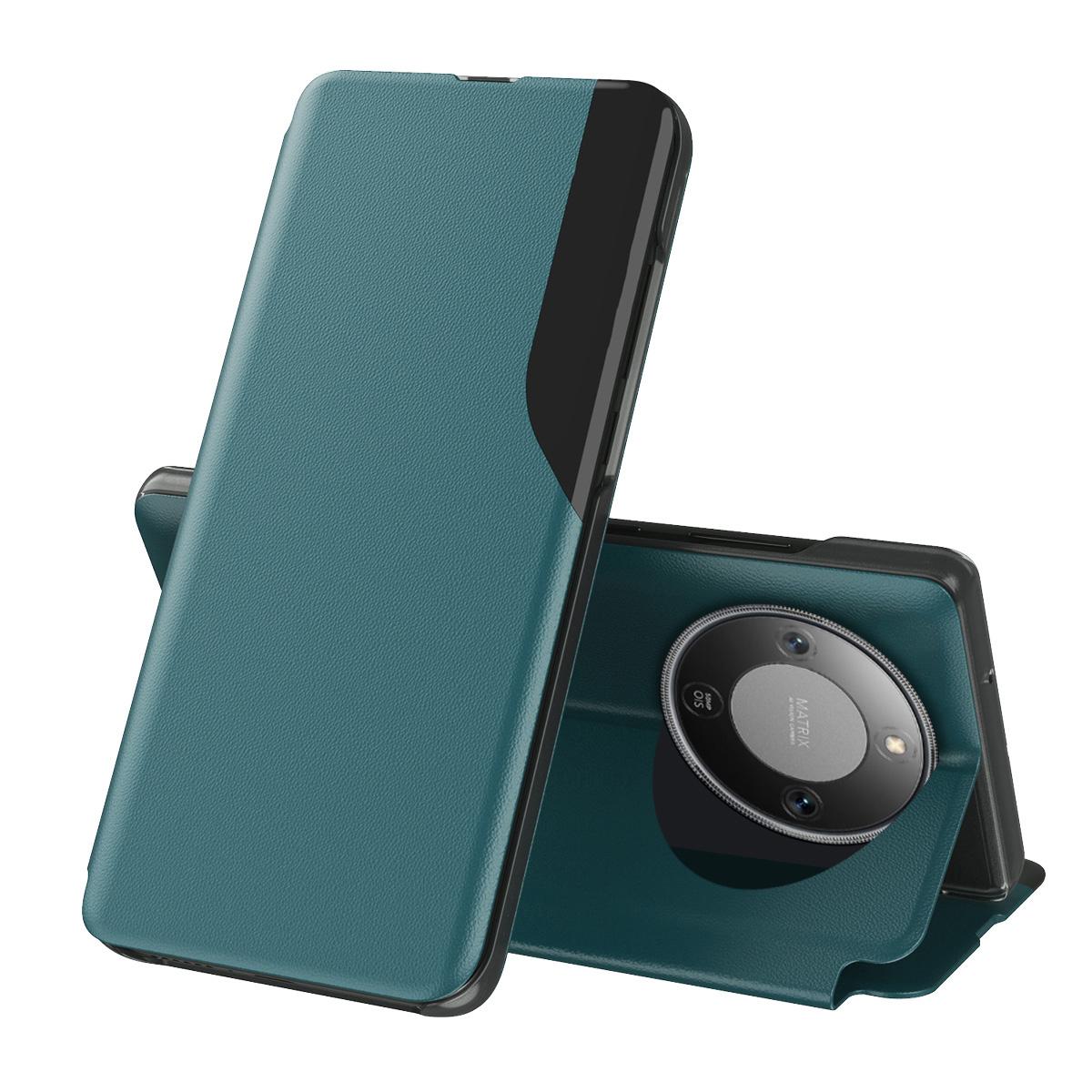 For-Honor-X9d-Attraction-Flip-Holder-Leather-Phone-Case(Green)