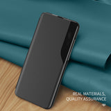 For-Honor-X9d-Attraction-Flip-Holder-Leather-Phone-Case(Green)