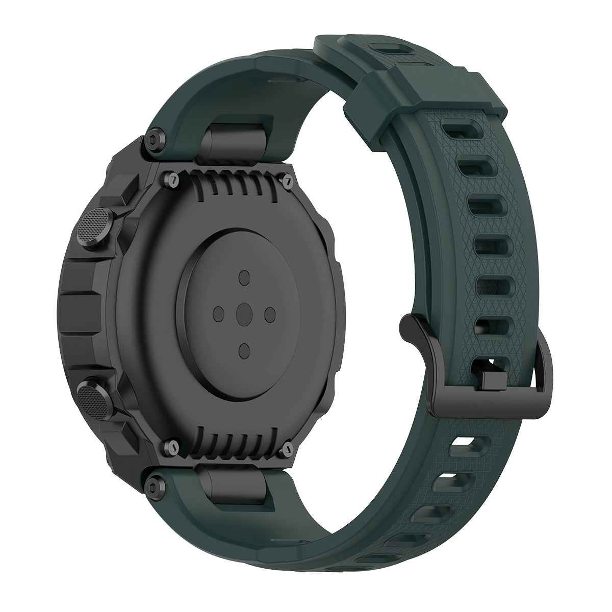 For-Huami-Amazfit-T-Rex-A1918-Tyrannosaurus-Silicone-Watch-Band(Olive-Green)