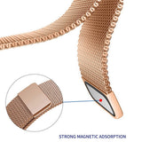 For-Huami-Amazfit-GTS-22mm-Milanese-Magnetic-Metal-Watch-Band(Rose-Gold)