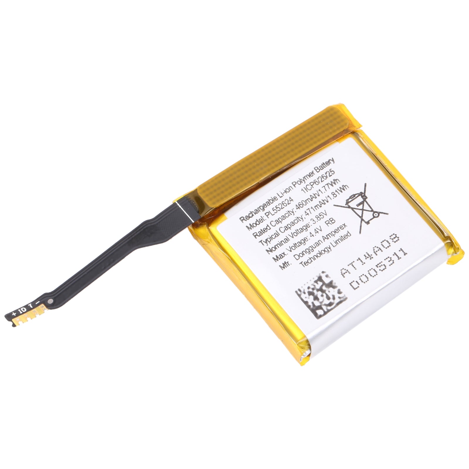 For-Huami-AMAZFIT-GTR2/2e-460mAh-PL552624-Battery-Replacement