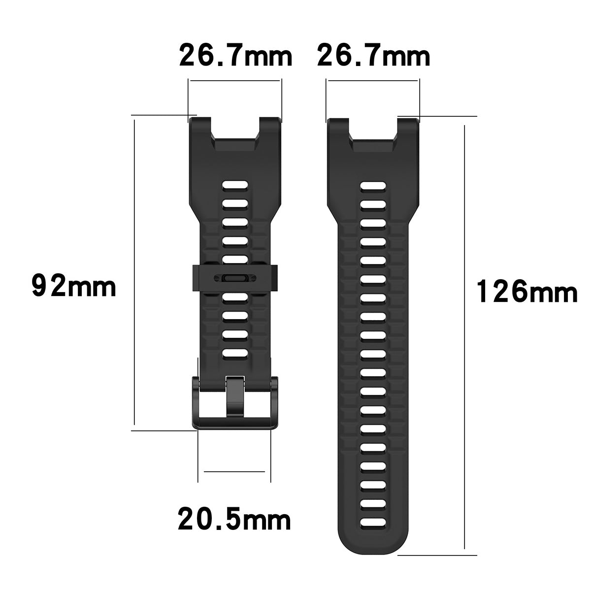 For-Huami-Amazfit-T-Rex-A1918-Tyrannosaurus-Silicone-Watch-Band(Lava-Red)