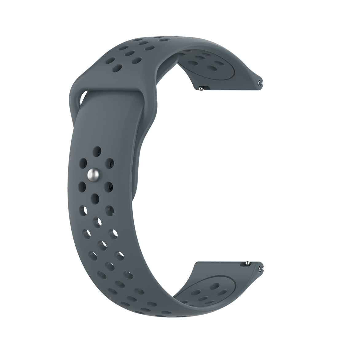 For-Huami-Amazfit-Youth-Edition-Silicone-Breathable-Watch-Band(Gray)