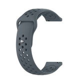 For-Huami-Amazfit-Youth-Edition-Silicone-Breathable-Watch-Band(Gray)
