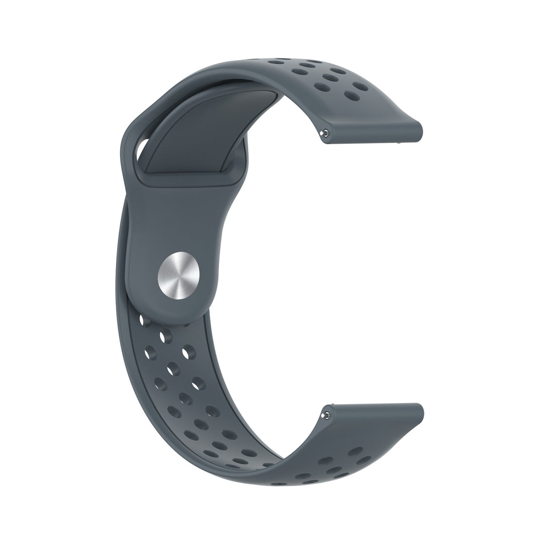 For-Huami-Amazfit-Youth-Edition-Silicone-Breathable-Watch-Band(Gray)